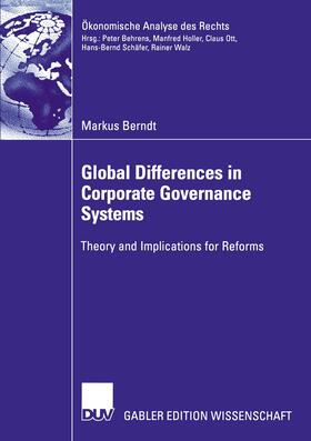 Berndt |  Berndt, M: Global Differences in Corporate Governance System | Buch |  Sack Fachmedien