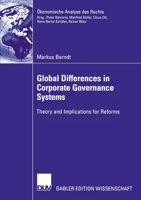 Berndt |  Global Differences in Corporate Governance Systems | Buch |  Sack Fachmedien