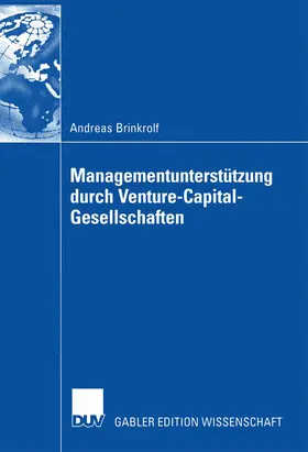 Brinkrolf |  Managementunterstützung durch Venture-Capital-Gesellschaften | Buch |  Sack Fachmedien