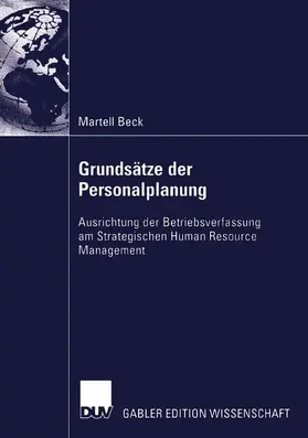 Beck |  Grundsätze der Personalplanung | Buch |  Sack Fachmedien