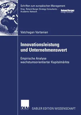 Vartanian |  Innovationsleistung und Unternehmenswert | Buch |  Sack Fachmedien