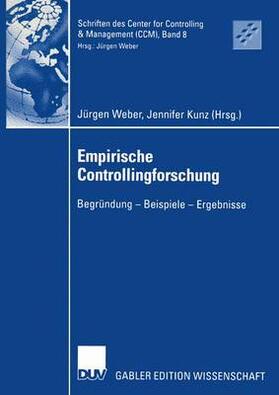 Weber / Kunz |  Empirische Controllingforschung | Buch |  Sack Fachmedien
