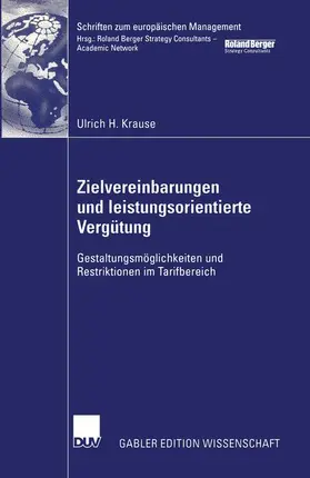Krause |  Zielvereinbarungen und leistungsorientierte Vergütung | Buch |  Sack Fachmedien