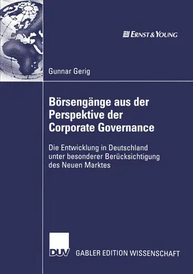 Gerig |  Börsengänge aus der Perspektive der Corporate Governance | Buch |  Sack Fachmedien