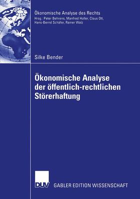Bender | Bender, S: Ökonomische Analyse der öffentlich-rechtlichen St | Buch | 978-3-8244-7886-6 | sack.de