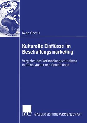 Gawlik | Kulturelle Einflüsse im Beschaffungsmarketing | Buch | 978-3-8244-8013-5 | sack.de