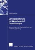 Pytlik |  Vertragsgestaltung bei Wagniskapitalfinanzierungen | Buch |  Sack Fachmedien