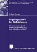 Rüdinger |  Rüdinger, A: Regelungsschärfe bei Rückstellungen | Buch |  Sack Fachmedien