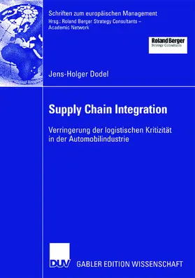 Dodel |  Supply Chain Integration | Buch |  Sack Fachmedien