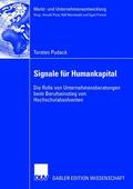 Pudack |  Pudack, T: Signale für Humankapital | Buch |  Sack Fachmedien