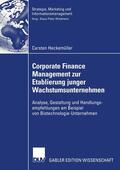 Heckemüller |  Heckemüller, C: Corporate Finance Management zur Etablierung | Buch |  Sack Fachmedien
