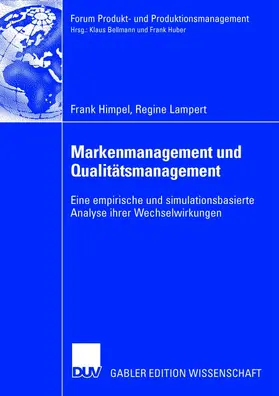 Lampert / Himpel |  Markenmanagement und Qualitätsmanagement | Buch |  Sack Fachmedien
