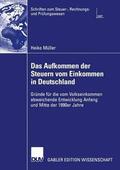 Müller |  Müller, H: Aufkommen der Steuern vom Einkommen in Deutschlan | Buch |  Sack Fachmedien