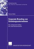 Rode |  Rode, V: Corporate Branding von Gründungsunternehmen | Buch |  Sack Fachmedien