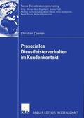 Coenen |  Coenen, C: Prosoziales Dienstleisterverhalten im Kundenkonta | Buch |  Sack Fachmedien