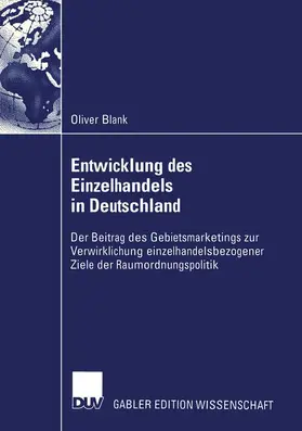 Blank |  Entwicklung des Einzelhandels in Deutschland | Buch |  Sack Fachmedien