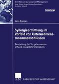 Köppen |  Köppen, J: Synergieermittlung im Vorfeld von Unternehmenszus | Buch |  Sack Fachmedien