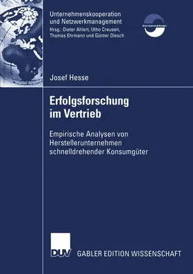 Hesse |  Erfolgsforschung im Vertrieb | Buch |  Sack Fachmedien