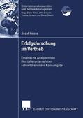Hesse |  Hesse, J: Erfolgsforschung im Vertrieb | Buch |  Sack Fachmedien