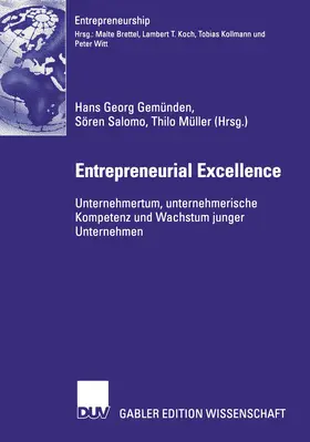 Gemünden / Müller / Salomo |  Entrepreneurial Excellence | Buch |  Sack Fachmedien