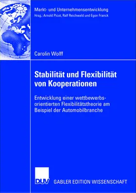 Wolff |  Stabilität und Flexibilität von Kooperationen | Buch |  Sack Fachmedien