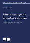 Buxmann |  Buxmann, P: Informationsmanagement in vernetzten Unternehmen | Buch |  Sack Fachmedien