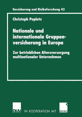 Poplutz | Poplutz, C: Nationale und internationale Gruppenversicherung | Buch | 978-3-8244-9090-5 | sack.de