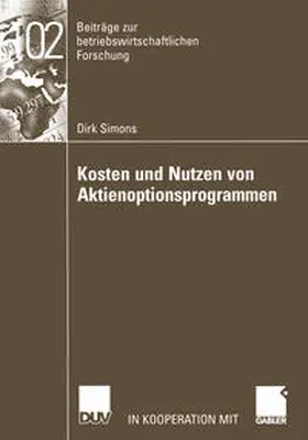 Simons |  Simons, D: Kosten und Nutzen von Aktienoptionsprogrammen | Buch |  Sack Fachmedien