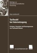 Lambrecht |  Lambrecht, A: Tarifwahl bei Internetzugang | Buch |  Sack Fachmedien