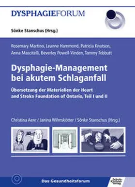 Martino / Hammond / Knutson |  Dysphagie-Management bei akutem Schlaganfall | Buch |  Sack Fachmedien