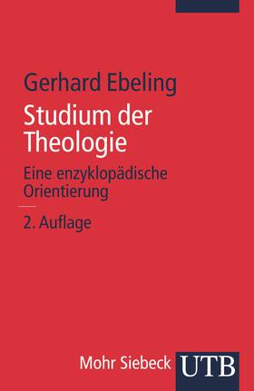 Ebeling | Studium der Theologie | Buch | 978-3-8252-0446-4 | sack.de