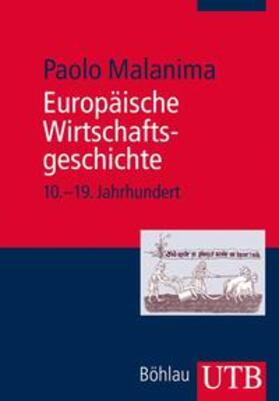 Malanima |  Europäische Wirtschaftsgeschichte | Buch |  Sack Fachmedien