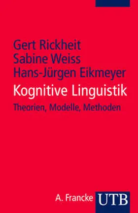 Rickheit / Weiss / Eikmeyer |  Kognitive Linguistik | Buch |  Sack Fachmedien
