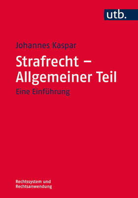 Kaspar |  Strafrecht – Allgemeiner Teil | Buch |  Sack Fachmedien
