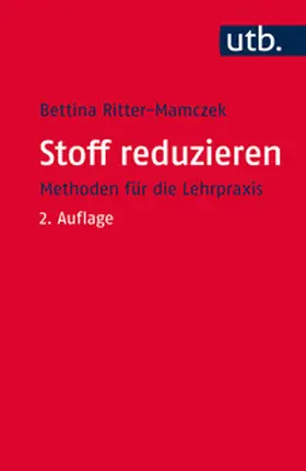 Ritter-Mamczek |  Stoff reduzieren | Buch |  Sack Fachmedien