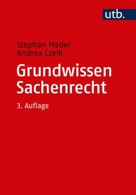Meder / Czelk | Meder, S: Grundwissen Sachenrecht | Buch | sack.de