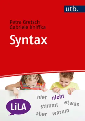 Gretsch / Kniffka |  Syntax | Buch |  Sack Fachmedien