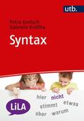 Gretsch / Kniffka |  Syntax | Buch |  Sack Fachmedien