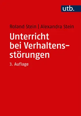 Stein |  Unterricht bei Verhaltensstörungen | Buch |  Sack Fachmedien