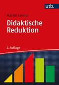Lehner |  Didaktische Reduktion | Buch |  Sack Fachmedien