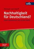 von Hauff |  Hauff, M: Nachhaltigkeit für Deutschland? Frag doch einfach! | Buch |  Sack Fachmedien