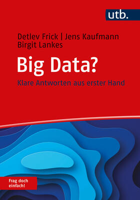 Frick / Kaufmann / Lankes | Big Data? Frag doch einfach! | Buch | 978-3-8252-5442-1 | sack.de