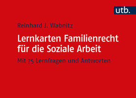 Wabnitz |  Lernkarten Familienrecht für die Soziale Arbeit | Buch |  Sack Fachmedien