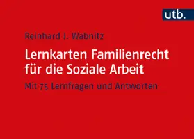 Wabnitz |  Lernkarten Familienrecht für die Soziale Arbeit | Buch |  Sack Fachmedien