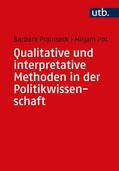 Prainsack / Pot |  Qualitative und interpretative Methoden in der Politikwissenschaft | Buch |  Sack Fachmedien