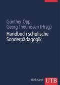 Opp / Theunissen |  Handbuch schulische Sonderpädagogik | Buch |  Sack Fachmedien