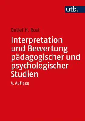 Rost |  Interpretation und Bewertung pädagogischer und psychologischer Studien | Buch |  Sack Fachmedien