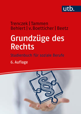 Trenczek / Tammen / Behlert | Grundzüge des Rechts | Buch | 978-3-8252-8835-8 | sack.de
