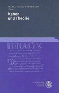 Moog-Grünewald |  Kanon und Theorie | Buch |  Sack Fachmedien