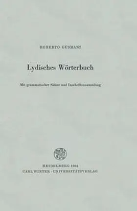 Gusmani |  Lydisches Wörterbuch | Buch |  Sack Fachmedien